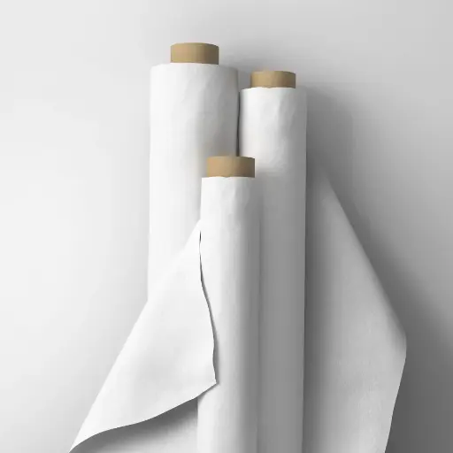 Hotel Fabric - Plain White 200 TC - 114" Width